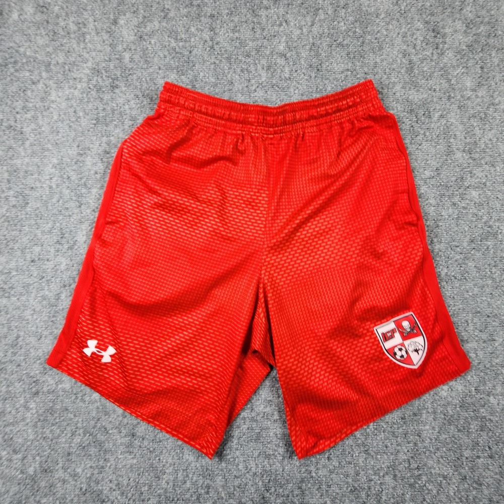 Under Armour Mens Red‎ HeatGear LCP Soccer Athletic Shorts Medium